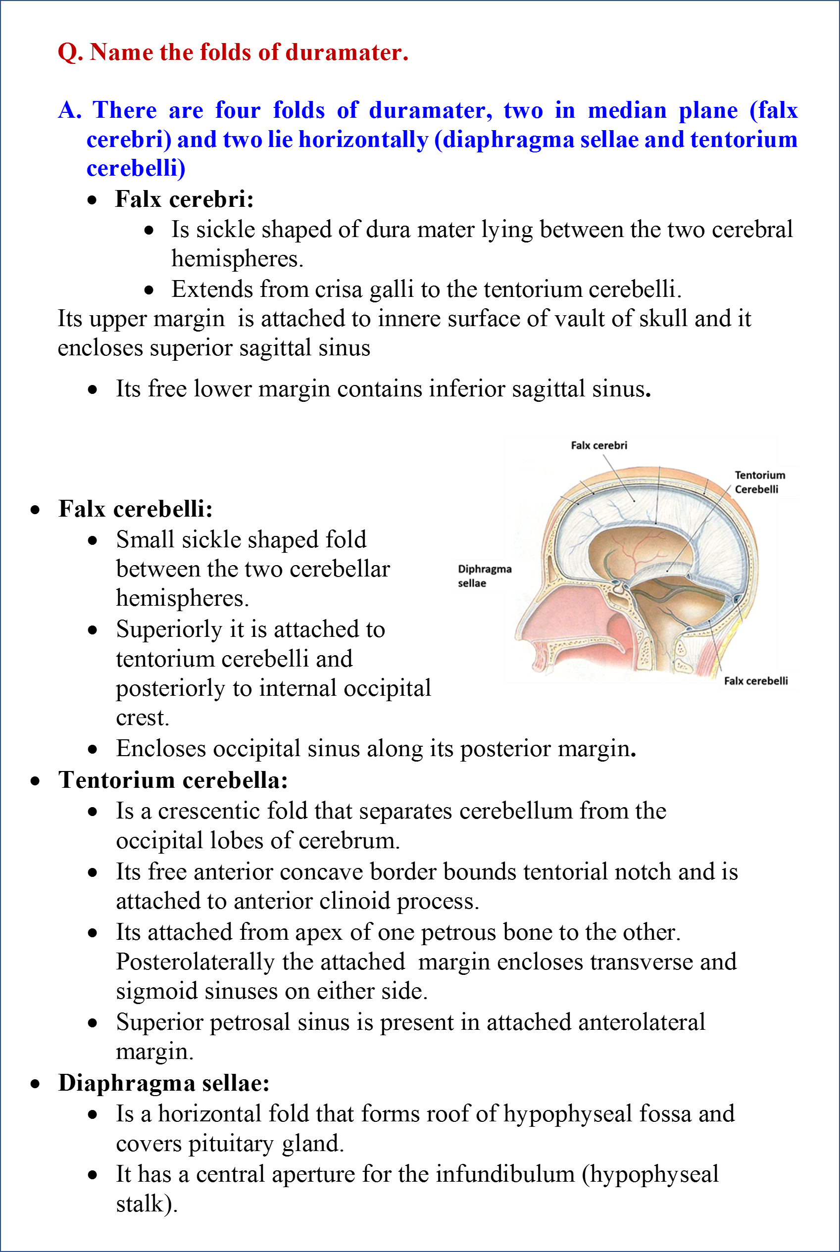 Dural Venous Sinuses - Cavernous sinus - Anatomy QA